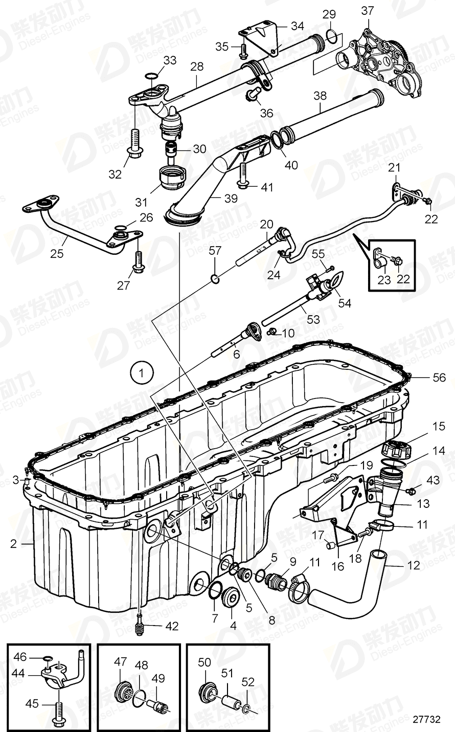 volvo penta Plug 968612 Drawing volvo penta Plug 968612 Drawing